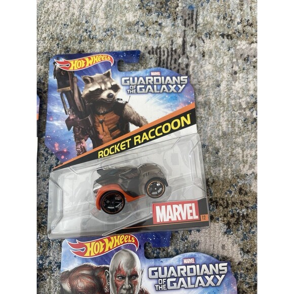 Hot Wheels 2014 Character Cars Marvel Guardians of the Galaxy lot of 4 - Picture 3 of 6